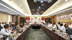 Pemerintah Indonesia tanggapi kebijakan Tarif Resiprokal Amerika Serikat yang diumumkan Presiden Donald Trump. (Foto: Kemenko Perekonomian)