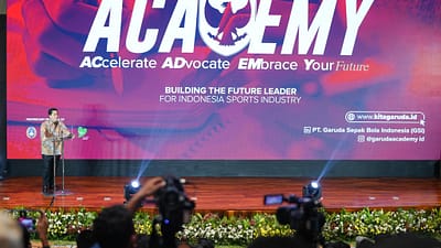 Ketua Umum PSSI, Erick Thohir hadir membuka langsung acara. (Foto: PSSI)