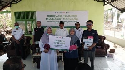 Dompet Dhuafa renovasi fasilitas Pondok Bersalin Desa (Polindes) di Desa Meunasah Mancang, Kecamatan Meurah Dua, Kabupaten Pidie Jaya. (Foto: Istimewa)